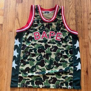 Bape Jersey light worn mens XL